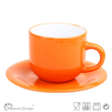 SHINNING BUNTE 8OZ KAFFEE CUPS UND SAUCERS